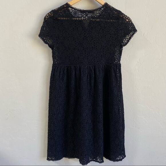 See By Chloe Black‎ Lace Short Sleeve Dress - Picture 2 of 3